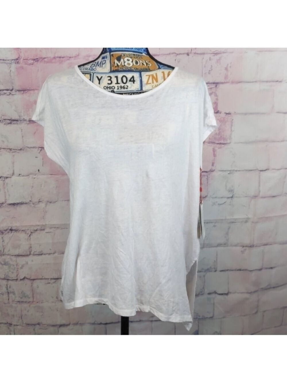Tommy HILFIGER - white sport mesh top large